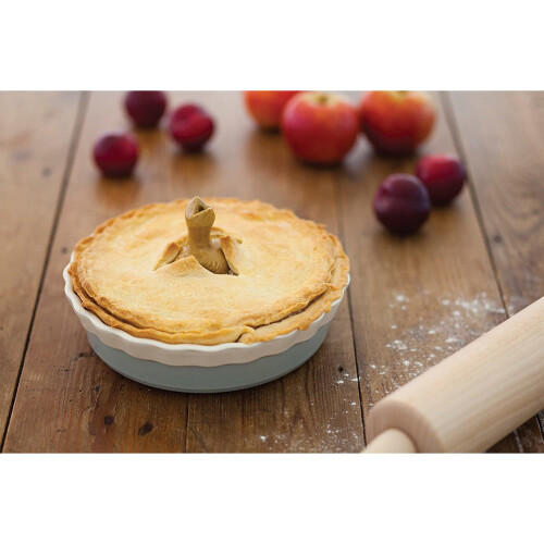 KitchenCraft Classic Collection 26cm Round Ceramic Pie Dish – Durable Bakeware for Perfect Pies 1