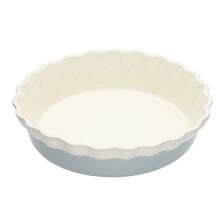 KitchenCraft Classic Collection 26cm Round Ceramic Pie Dish – Durable Bakeware for Perfect Pies