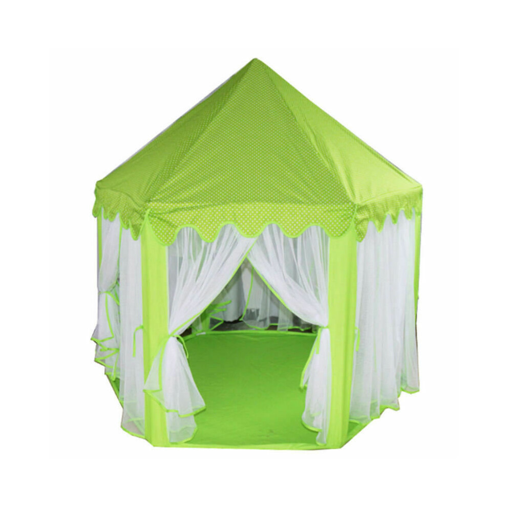 (Green) Princess Castle Kids' Pink Play Tent-image-OPC-P5WRVNZ-NEW