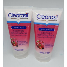 6x Clearasil Daily Clear Refreshing Superfruit Scrub 150ml (BUY 2 GET 1 FREE)