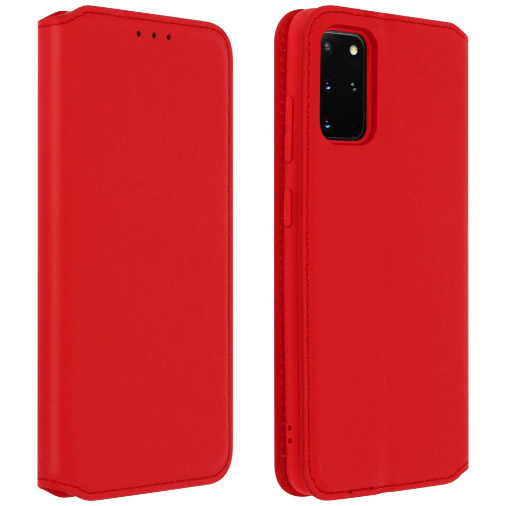 Samsung Galaxy S20 Plus Case Cover Folio Wallet Function Support Red 3662427429405