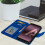 Wallet Folio Case with Stand for Samsung Galaxy A10 - Blue 4