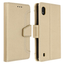 Wallet Folio Case with Stand for Samsung Galaxy A10 - Gold