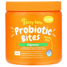 Zesty Paws, Probiotikus Bites, A Kutyák Számára, Minden Korosztály, Répa, 90 Puhatest, 11,1 oz (315 g)