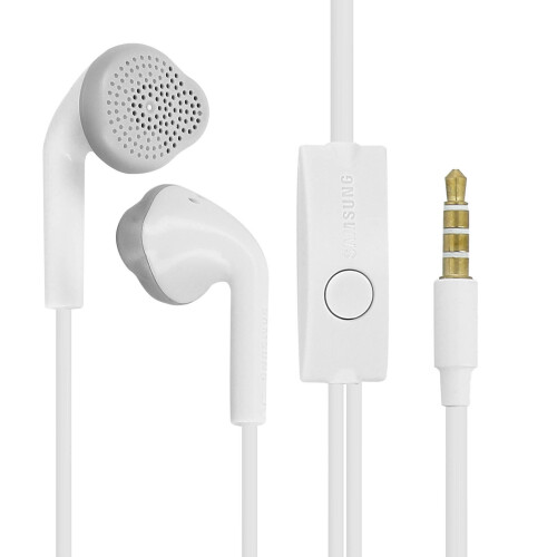 Samsung Samsung Earphones Wired Jack 3.5mm Remote Control + Micro White 1