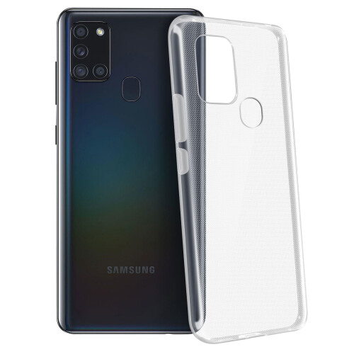 Samsung Galaxy A21s Flexible Silicone Case Resistant Ultra-thin clear 1