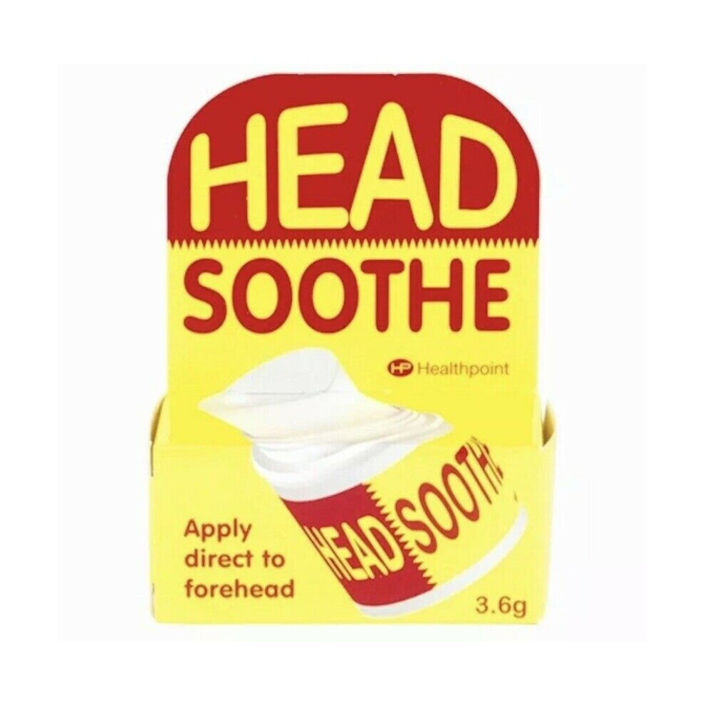 Healthpoint Head Soothe Temple Forehead Balm Effective Fast Relief From Headache 3.6G