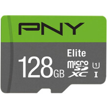 PNY Elite microSDXC card 128GB Class 10 UHS-I U1 100MB/s A1 V10