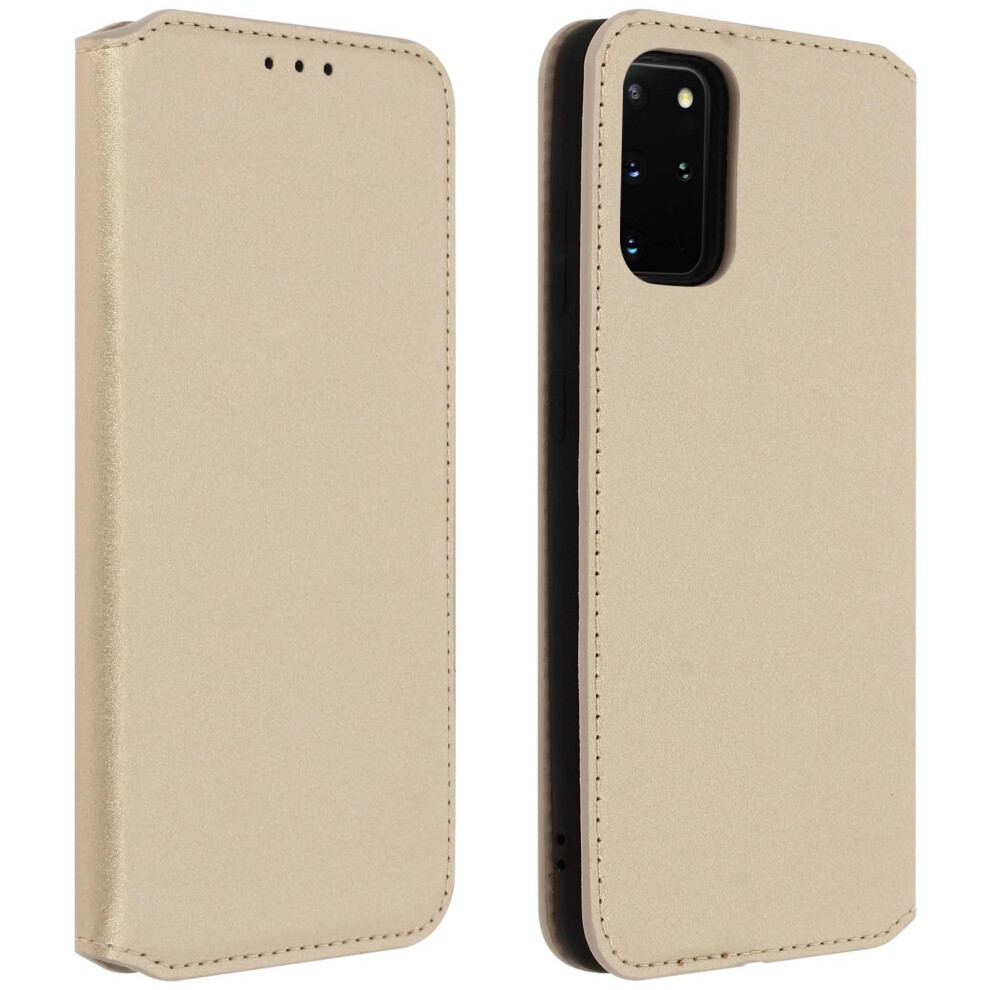 Samsung Galaxy S20 Plus Case Cover Folio Wallet Function Support Gold 3662427429382