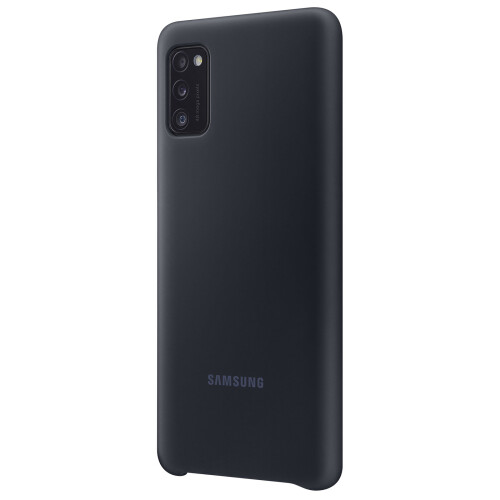 Samsung Samsung Galaxy A41 Semi-Rigid Soft Touch Silicone Back cover Black Original