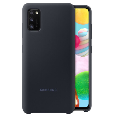 Samsung Samsung Galaxy A41 Semi-Rigid Soft Touch Silicone Back cover Black Original 1