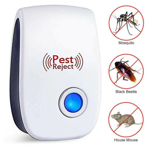 (1PCS) Ultrasonic Pest Repeller Reject Mouse Rat Rodent Spider Insects