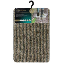 (Striped, 50 x 75cm) JVL Kensington Barrier Door Mat, Brown, 50 x 75cm
