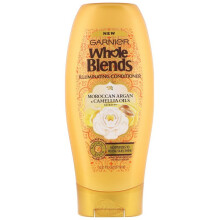 Garnier, Whole Blends, Après-shampoing Illuminant, Extraits d'Huiles d'Argan Marocain et de Camélia, 12,5 fl oz (370 ml)
