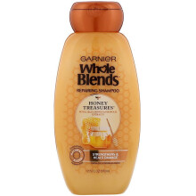 Garnier, Whole Blends, Shampooing Réparateur Trésors de Miel, 12,5 fl oz (370 ml)