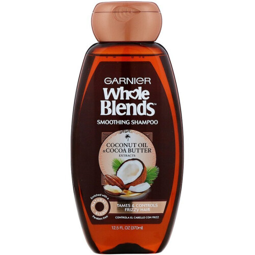 Garnier Garnier, Whole Blends, Glättendes Shampoo, Kokosöl & Kakaobutter, 12,5 fl oz (370 ml)