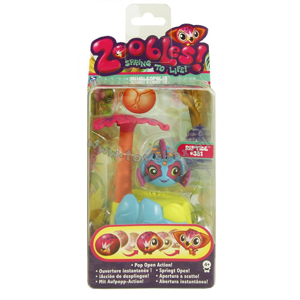 Zoobles #351 Riptide Spring To Life - Spinmaster