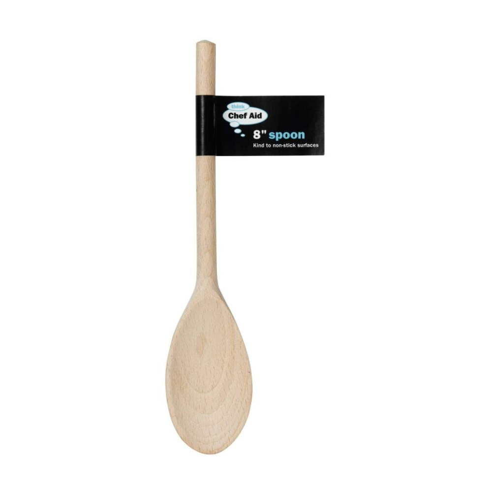 (25.4cm, Beige) Chef Aid Wooden Spoon