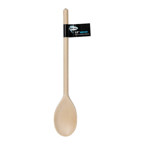 (30.5cm, Beige) Chef Aid Wooden Spoon 2