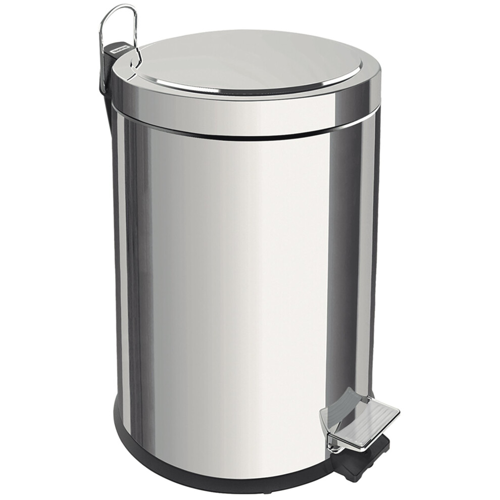 Tramontina Stainless Steel Pedal Bin - Silver / 20L - Image 4