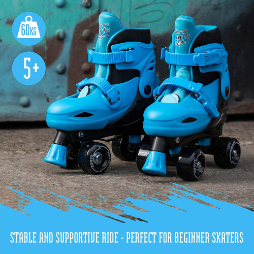 Xootz Xootz Kids Quad Skates Blue Size S 1