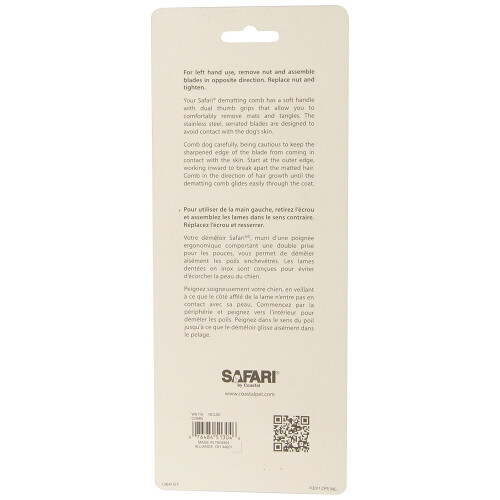 Safari, Comb de otel pentru de-matting, 1 Comb 1