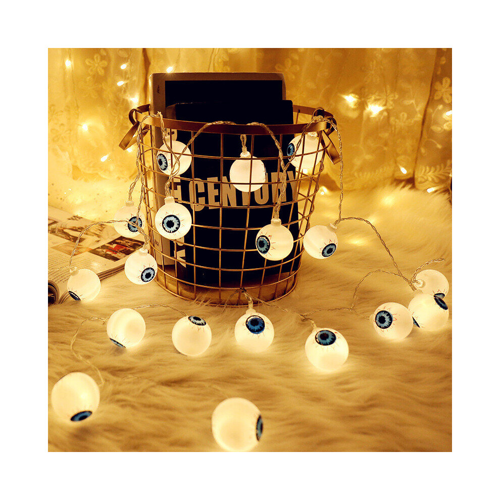 2*Ghost Eyes String Light For Halloween Party Festival Decor