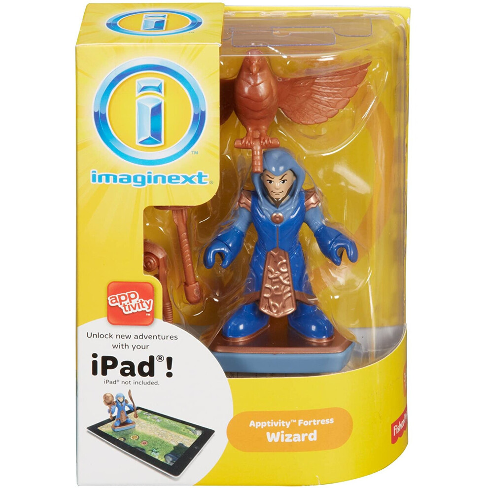 Fisher-Price Imaginext Apptivity Fortress Wizard Figure For Ipad