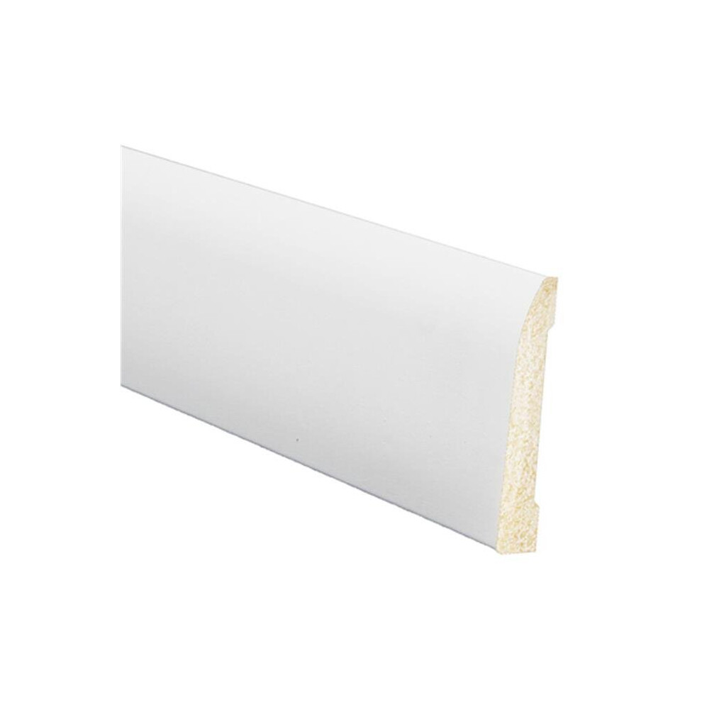 8 ft. White Base Poly Molding