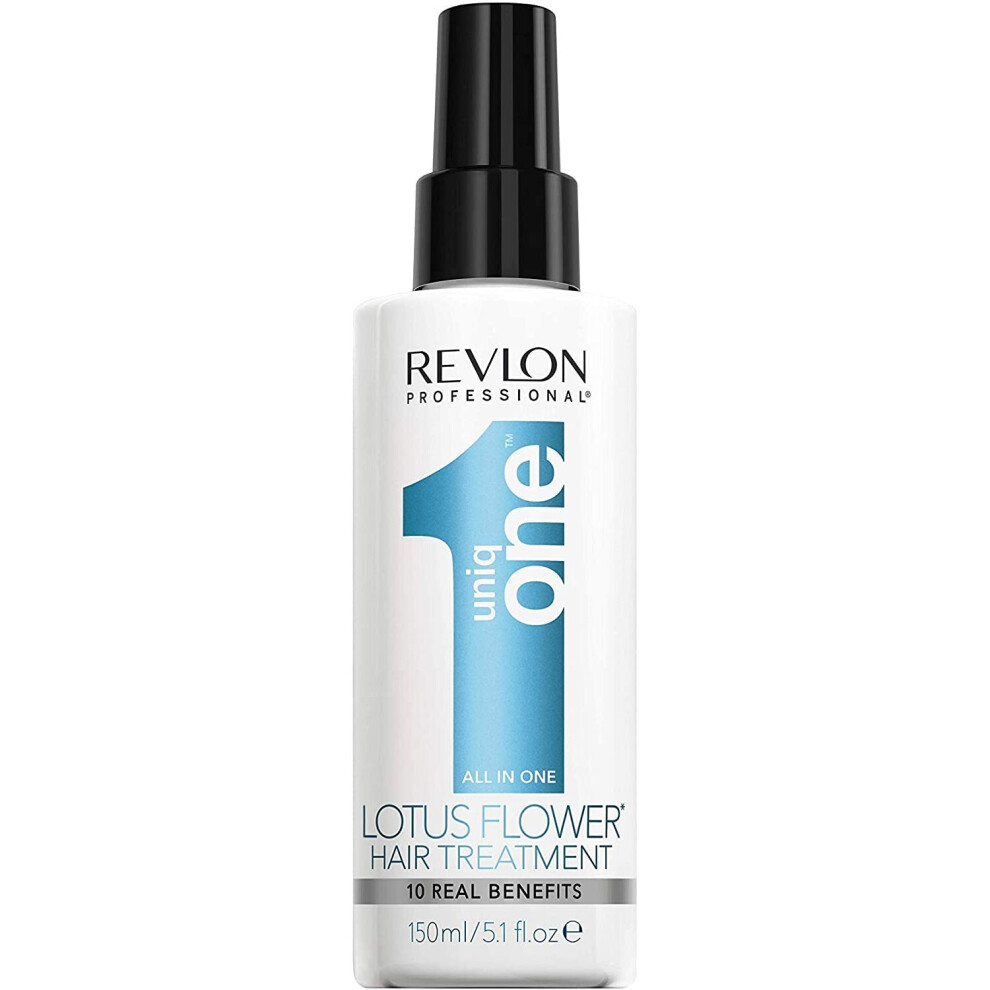 Revlon UniqONE Professional Hair Treatment Providing a Long-Lasting, Silky Finish. - 150ml, Lotus Flower Fragrance