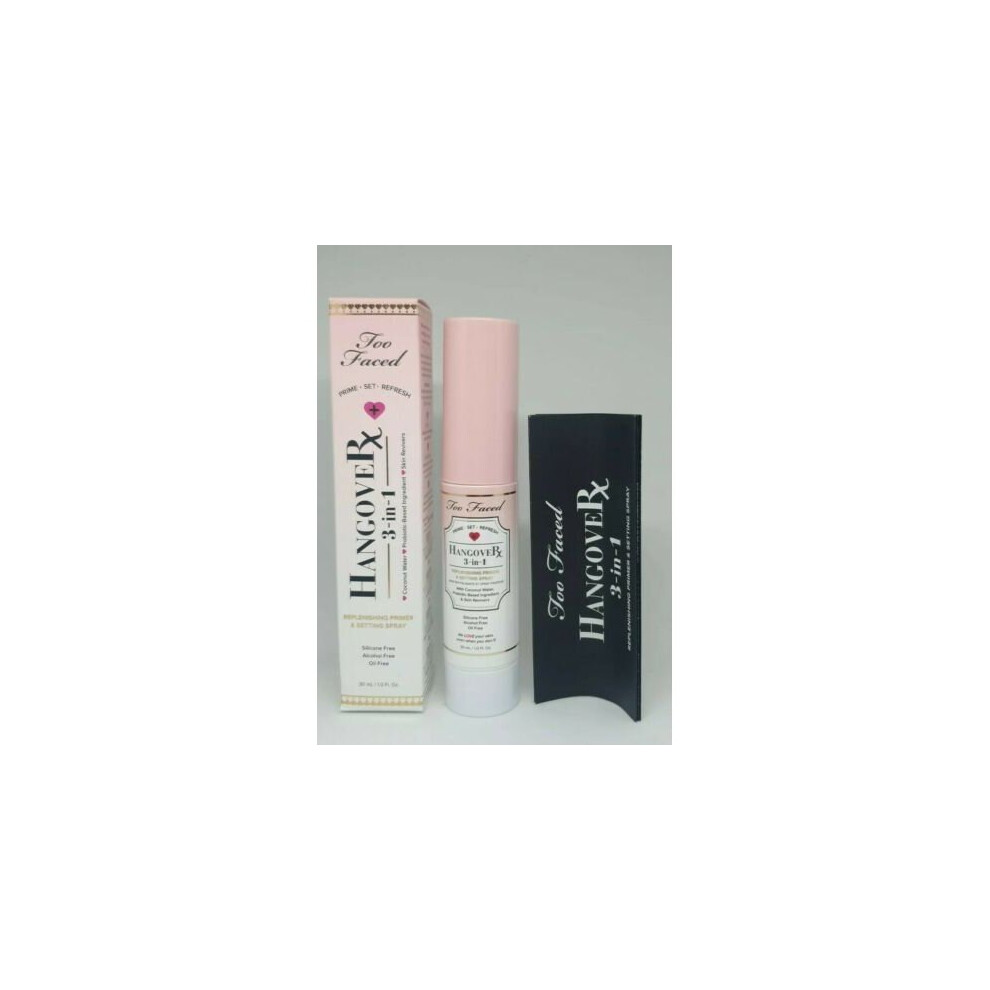 Too Faced Hangover 3-in-1 Primer & Setting Spray 30ml BOXED