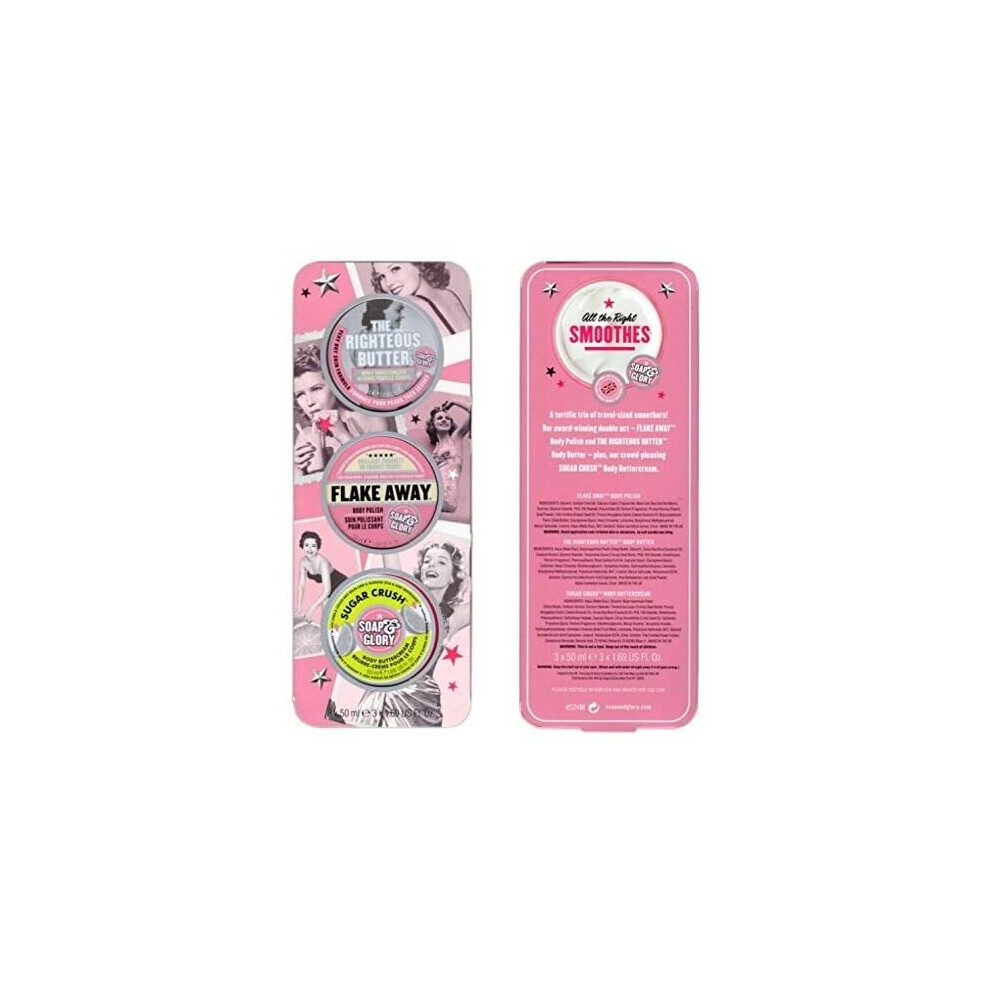 Soap And Glory All The Right Smoothes 3 X 50ML Gift Set