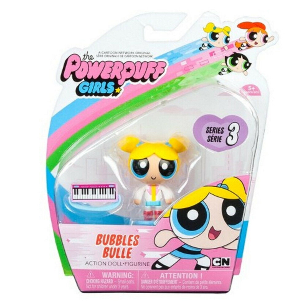 The Powerpuff Girls Bubbles & Keyboard 2" Action Figure