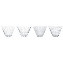Mikasa Cheers Pack Of 4 Stemless Martini Glasses
