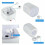 1.5L Ultrasonic Air Humidifier Diffuser Purifier Aroma Room LED Change 7