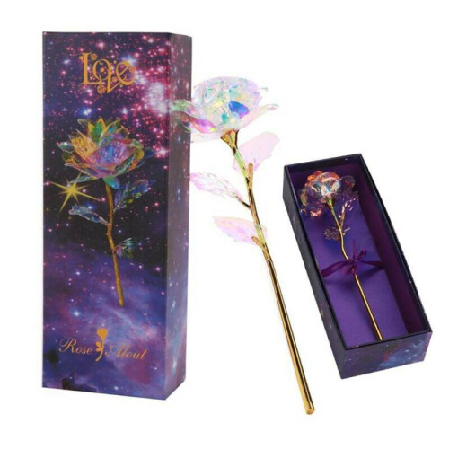 24K Gold-Plated Galaxy Rose | Ημέρα του Αγίου Βαλεντίνου Ιδέα δώρου 1