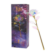 Rosa Galaxy placcata in oro 24K - Idea regalo per San Valentino
