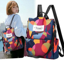 Women Anti-theft Travel Waterproof Oxford Cloth Backpack Shoulder Bag New UK
