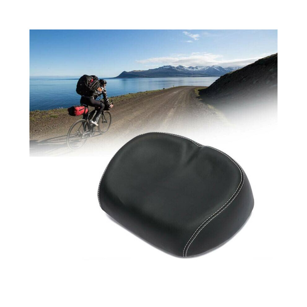 Extra Comfort Wide Big Bum Bike Bicycle Gel Cruiser Sporty Soft Pad Saddle Seat