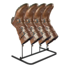 Steel Black Rack 2 Pairs Wellie Welly Wellington Boots Boot Holder Stand Storage