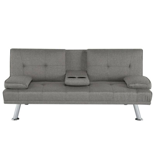 Grey 3Seater Sofa Bed & Recliner on OnBuy