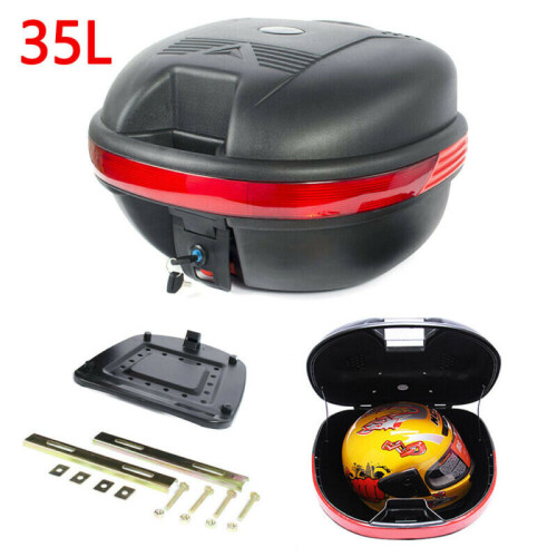 Electric Bike Trunk Universal Storage Box Waterproof Large Capacity Toolbox Motorcycle Trunk - Tail Box, Motorcycle Trunk