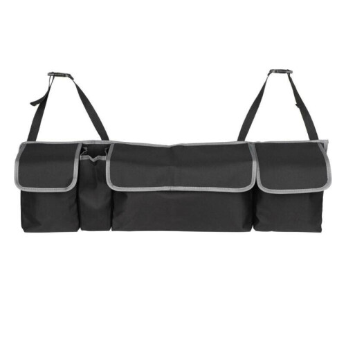 LARGE CAR BOOT POCKET ORGANISER BACK SEAT HANGER TIDY STORAGE BAG HANGING POUCH
