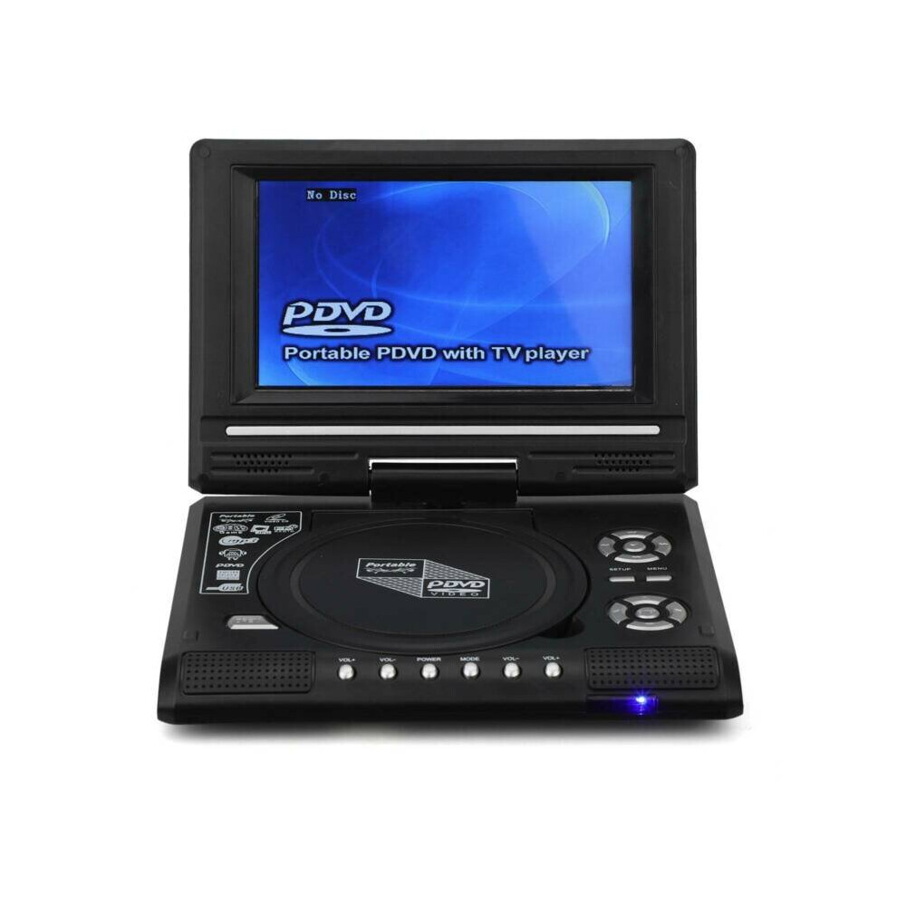 7.8-Inch Portable DVD Player with USB/SD, FM Radio, TV Output, Game Pad, Anti-Shock, Eye-Protect Screen, 2500mAh Battery-image-OPC-P5ZHFQR-NEW