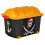 URBN Living (Pirate Design , 2) Plastic Treasure Box | Multicolored Treasure Storage Container 7