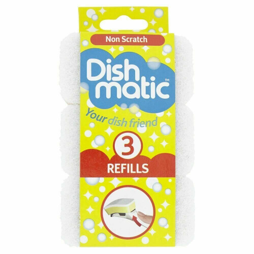 Dishmatic Non Scratch Refills Ersatzköpfe (3er Pack)