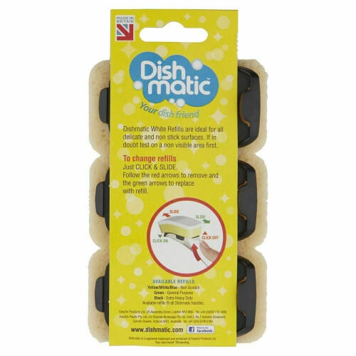 Dishmatic Non Scratch Refills Ersatzköpfe (3er Pack) 2
