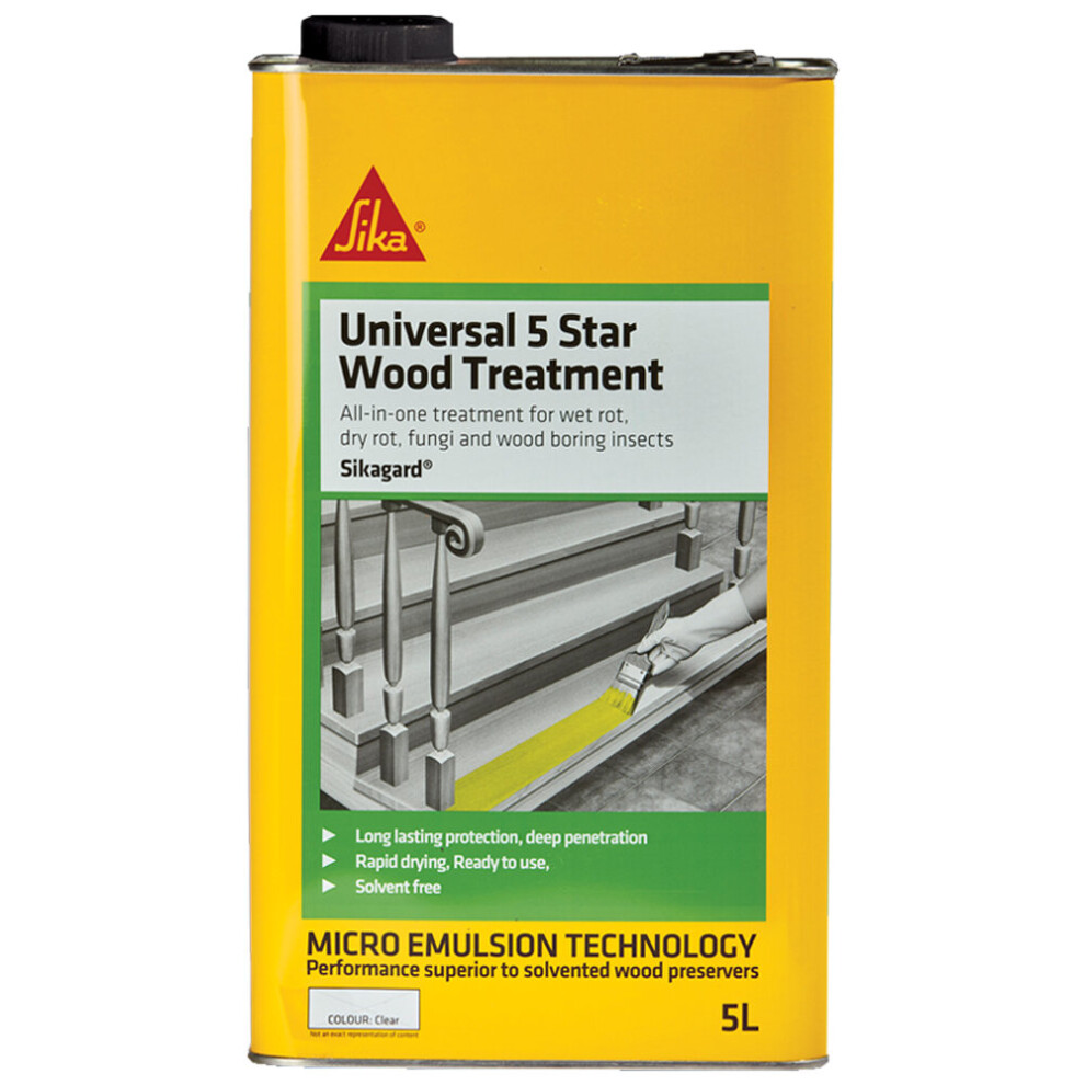 Sikagard Universal 5 Star Wood Treatment 5 Ltrs