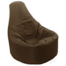 (Brown) Maxibean Large Gaming Bean Bag Recliner | Adult Gaming Chair