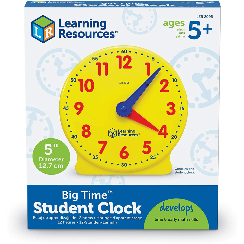 Learning Resources Giant Magnetic 24-Hour Number Line Clock